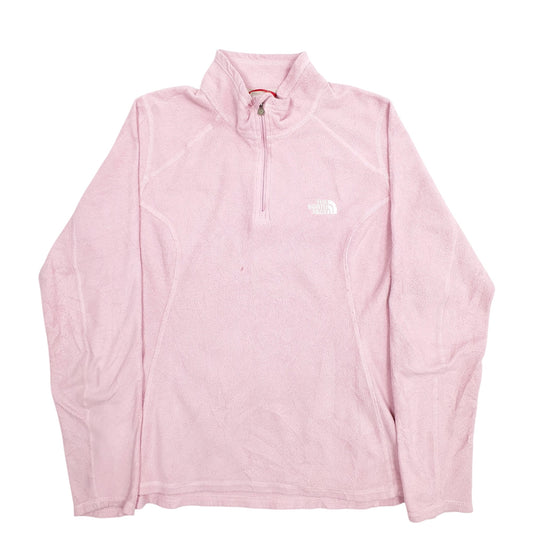 Womens Pink The North Face  Quarter Zip Jumper