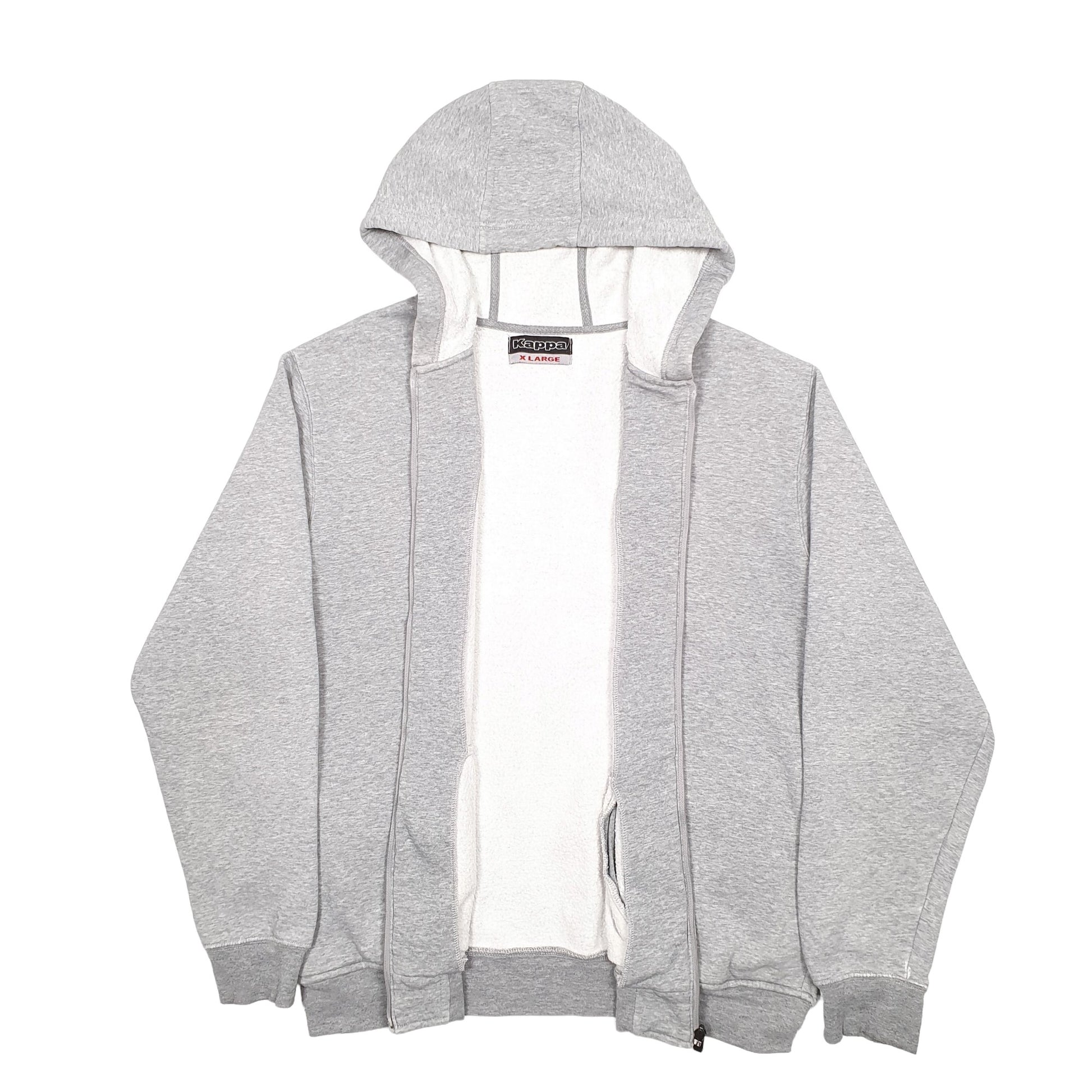 Mens Grey Kappa  Hoodie Jumper