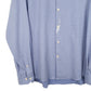 Mens Blue Moss London Long Sleeve Shirt