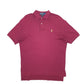 Mens Burgundy Polo Ralph Lauren  Short Sleeve Polo Shirt