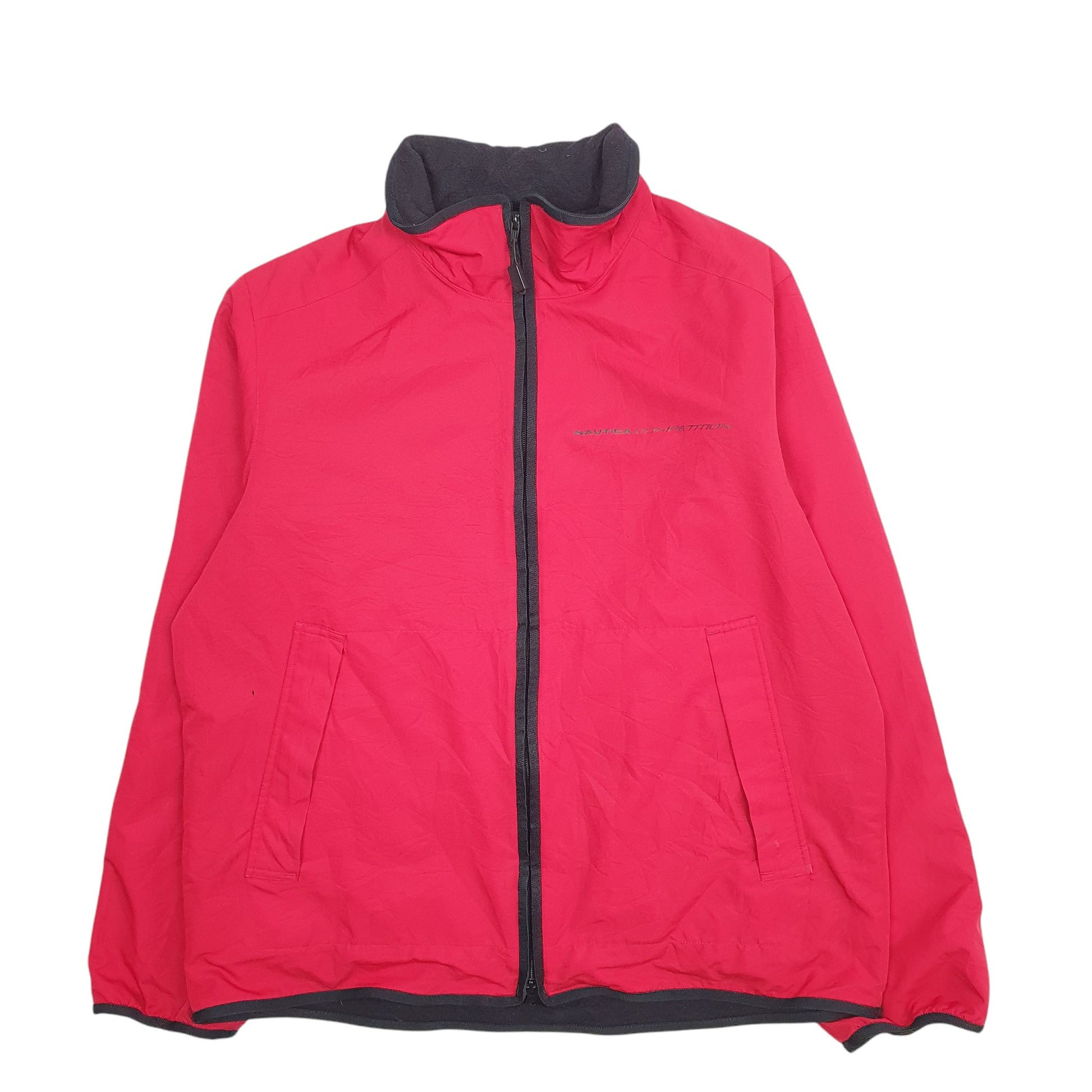 Mens Red Nautica Competition Vest Coat