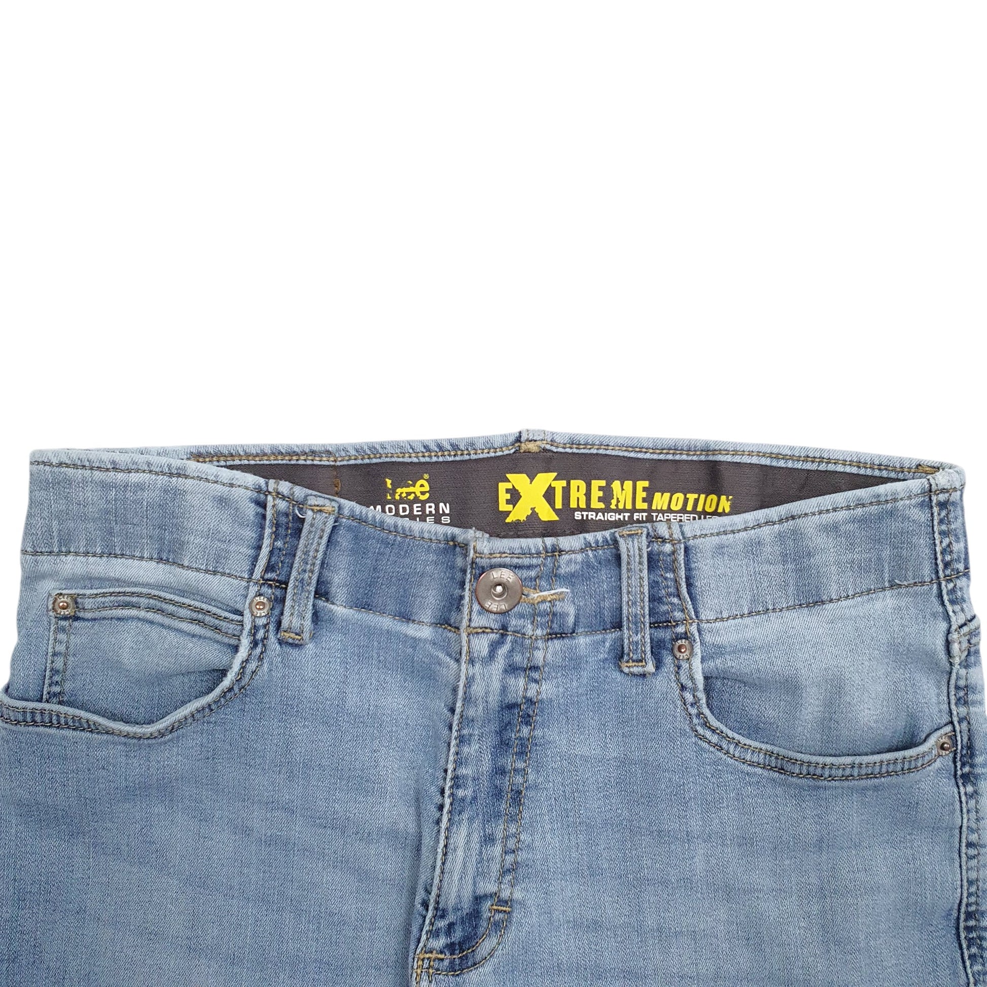 Mens Blue Lee Stretch Fit Extreme Motion Straight JeansW32 L30