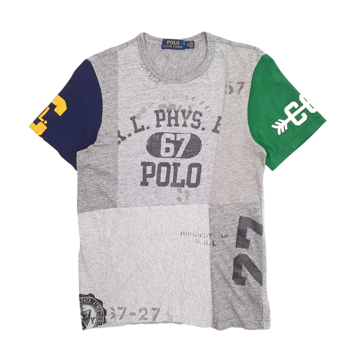 Womens Grey Polo Ralph Lauren Spellout Short Sleeve T Shirt