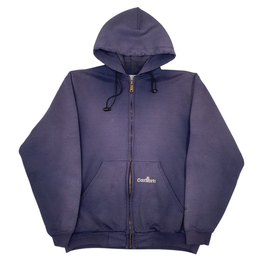 Mens Blue Carhartt Vintage Full Zip Jumper