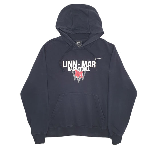 Mens Black Nike Linn-Mar Basketball Hoodie Jumper