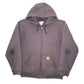 Mens Navy Carhartt Hoodie Full Zip Jumper