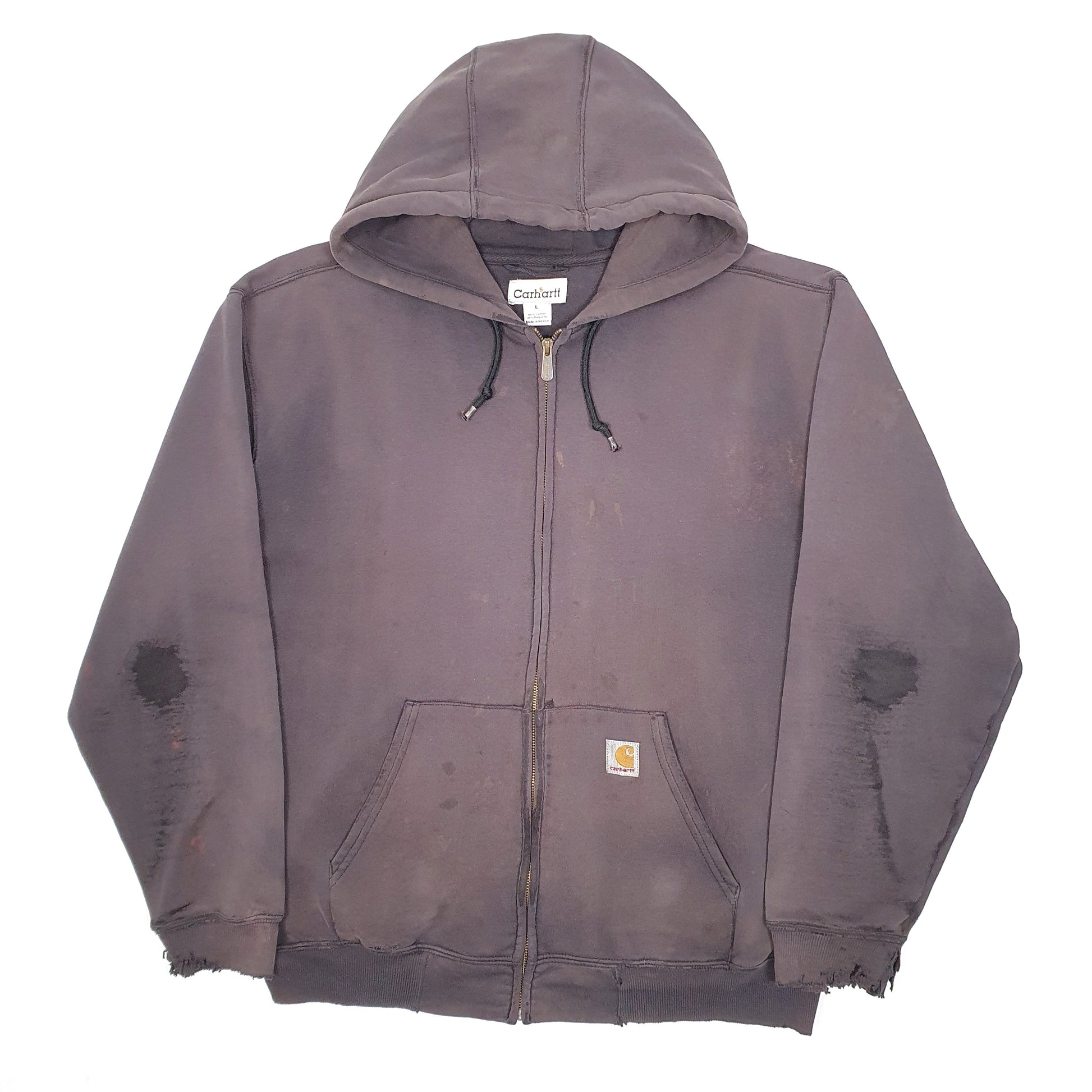 Mens Navy Carhartt Hoodie Full Zip Jumper