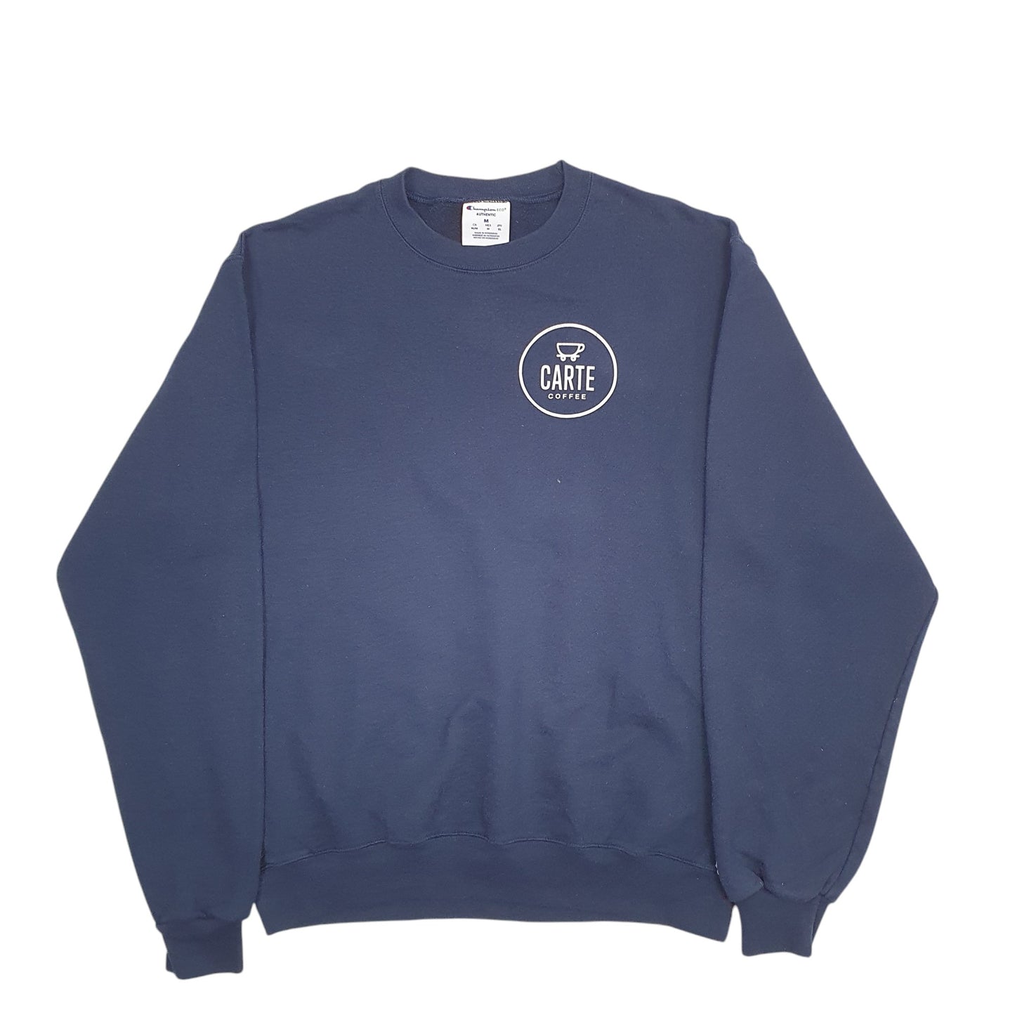 Mens Navy Champion Coffee Crewneck Jumper