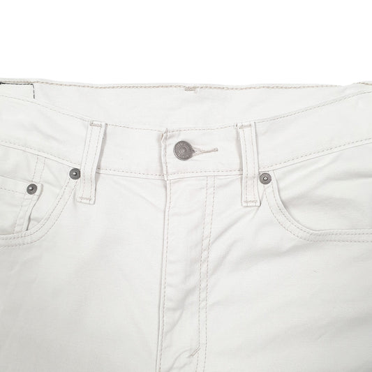 Mens Cream Levis 514 Chino Trousers