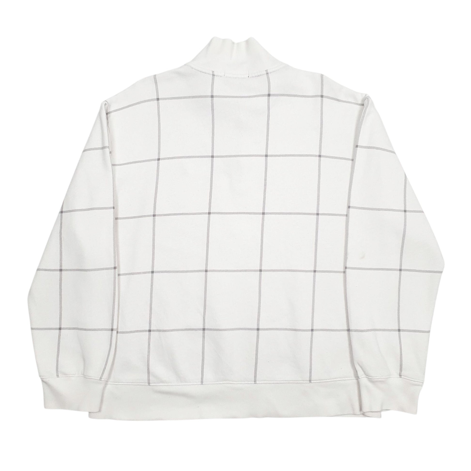 Mens White Nautica  Quarter Zip Jumper