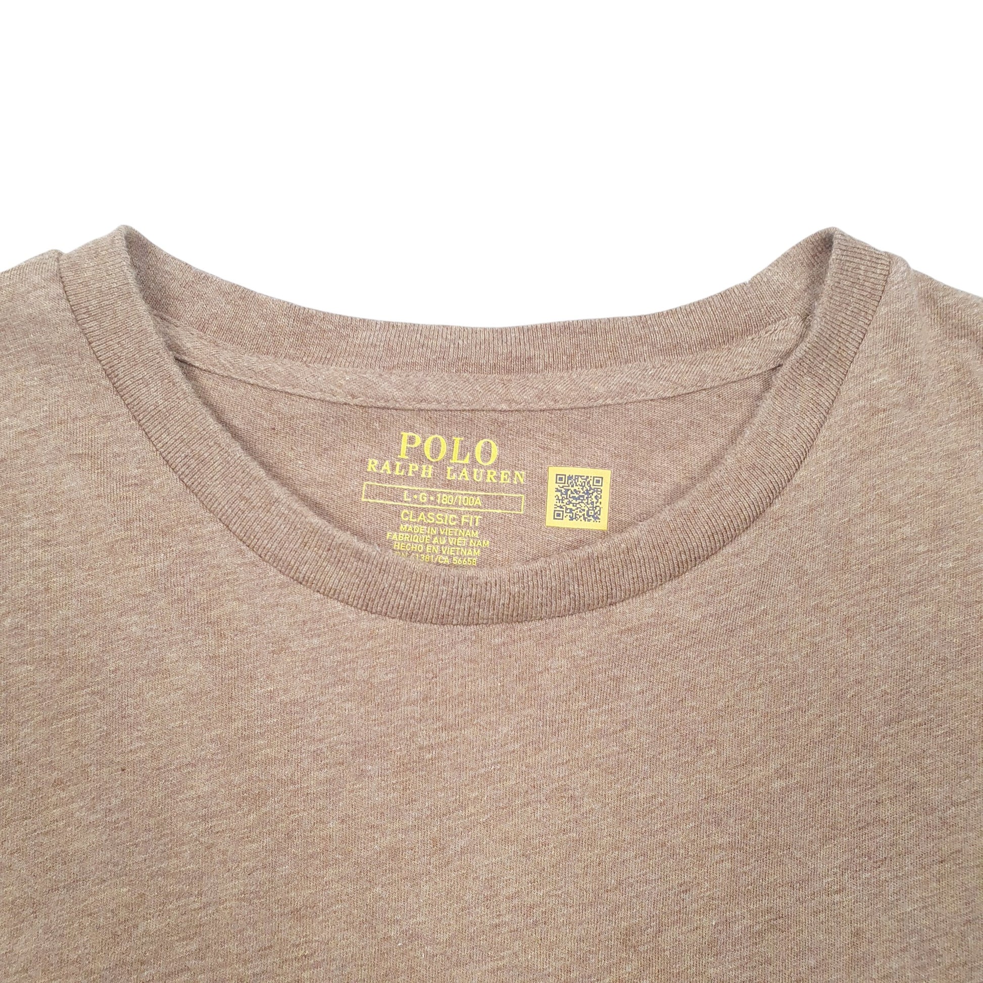 Mens Beige Polo Ralph Lauren  Short Sleeve T Shirt