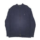 Mens Black Nautica Knit Full Zip Jumper