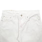Mens White Levis Denim Jeans Jorts Denim Shorts