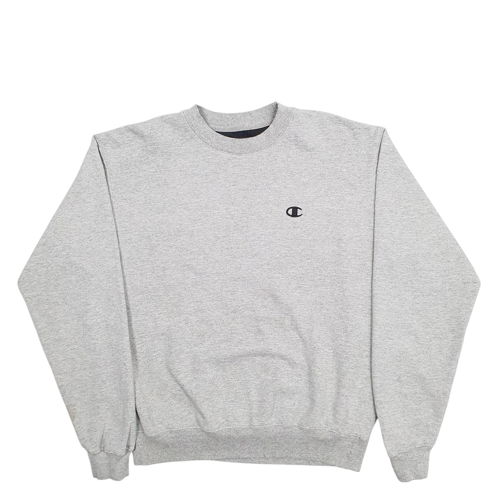 Mens Grey Champion  Crewneck Jumper