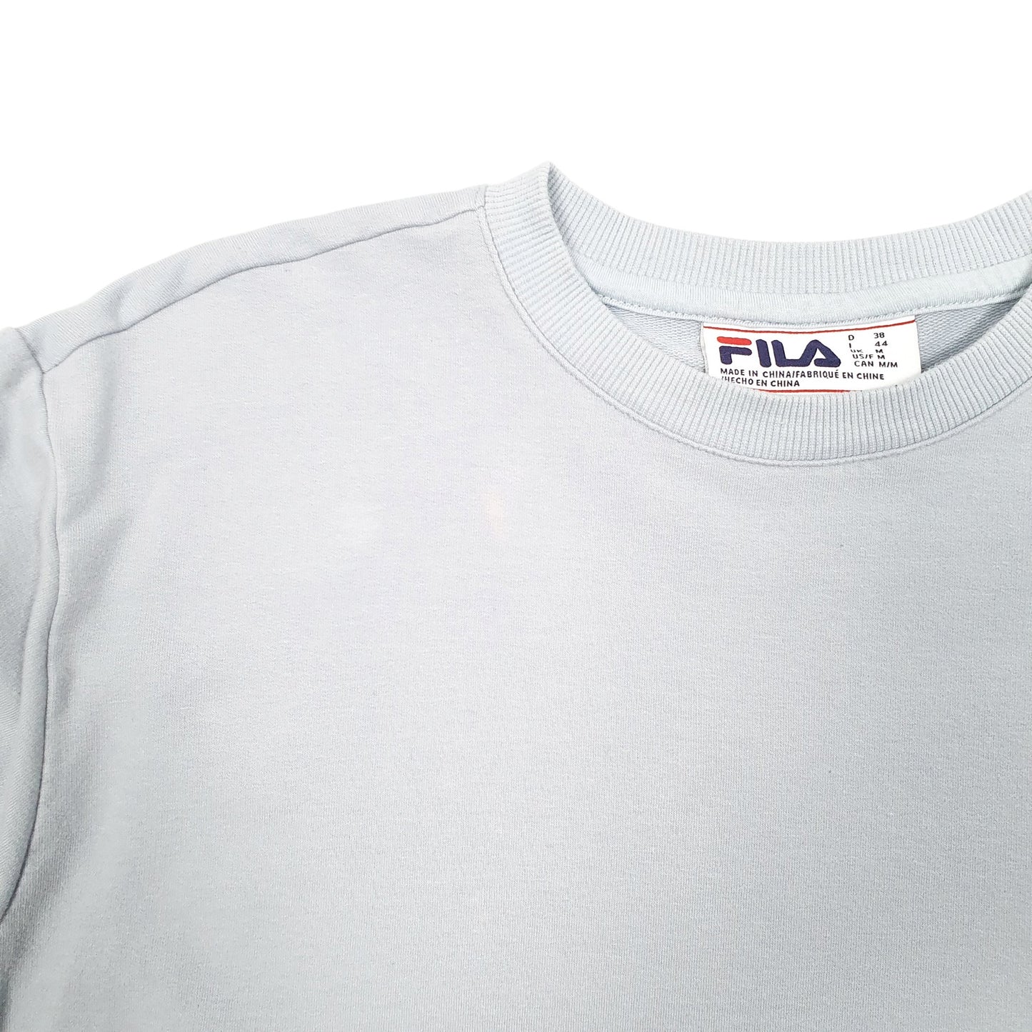 Womens Blue Fila  Crewneck Jumper