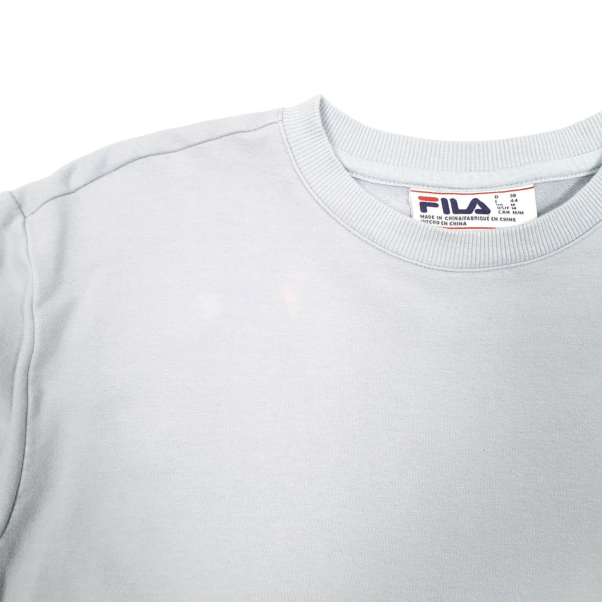 Womens Blue Fila  Crewneck Jumper