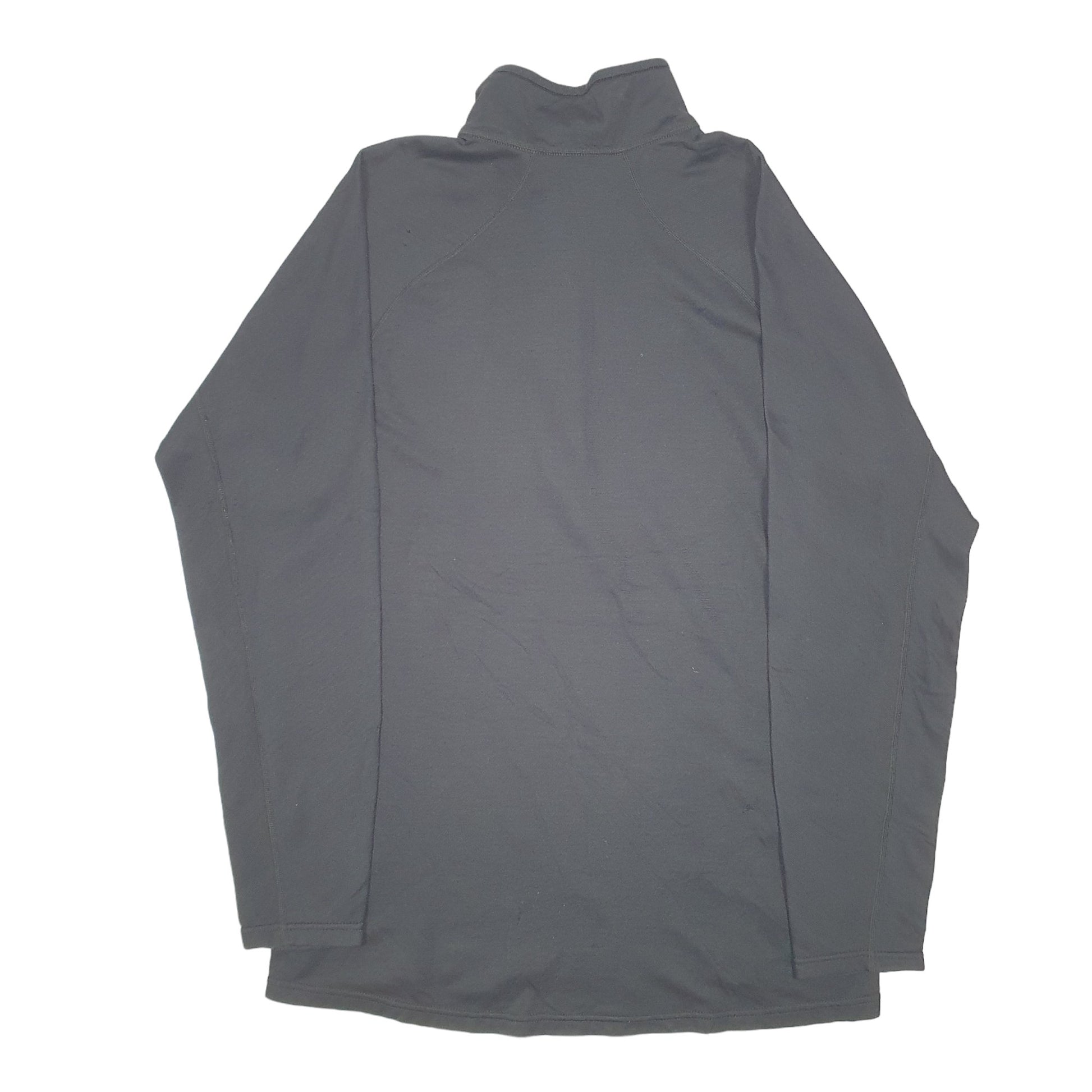Mens Black Patagonia Active Workout Outdoors Hiking Quarter Zip Jumper