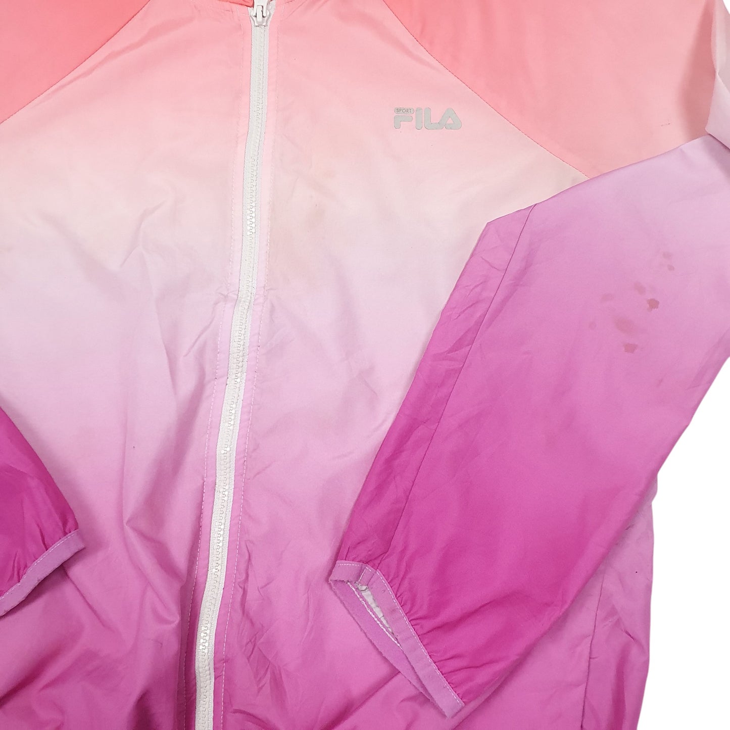 Womens Pink Champion Hooded Lightweight  Coat