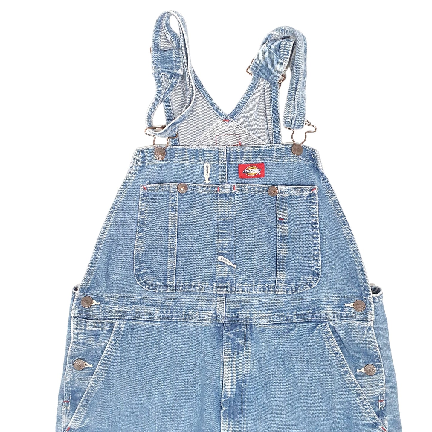 Mens Blue Dickies Denim Overalls Workwear Dungaree Trousers
