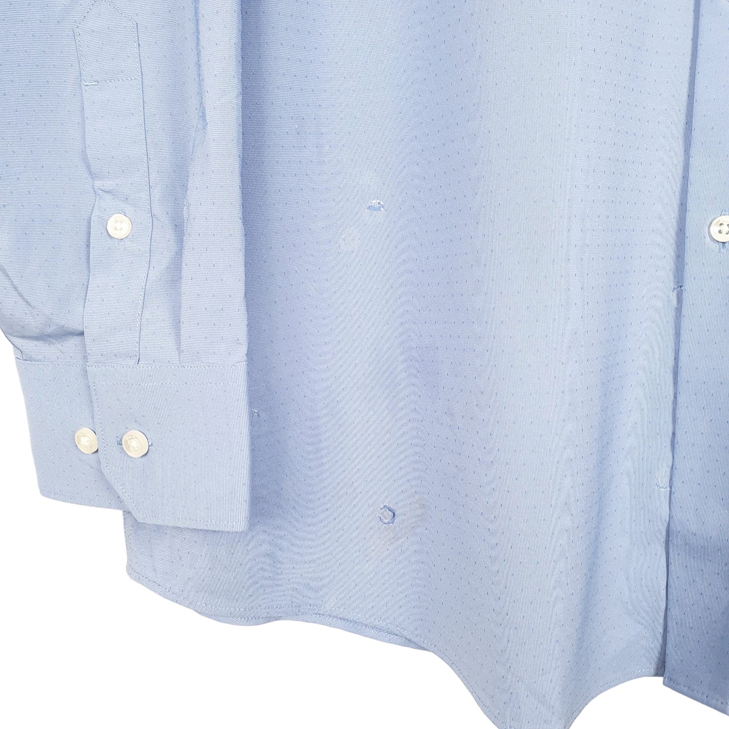 Mens Blue Perry Ellis  Long Sleeve Shirt