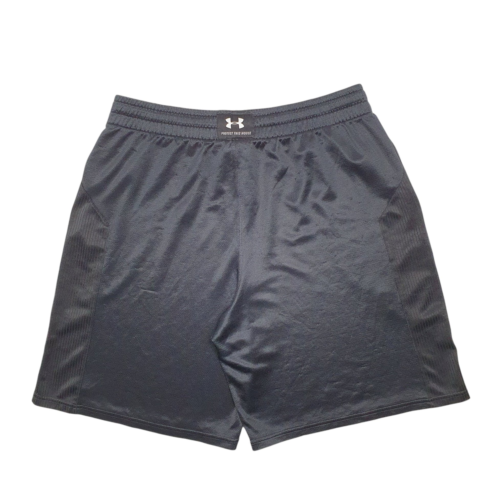 Mens Black Under Armour Drawstring Sport Shorts