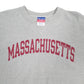 Mens Grey Champion Massachusetts Crewneck Jumper