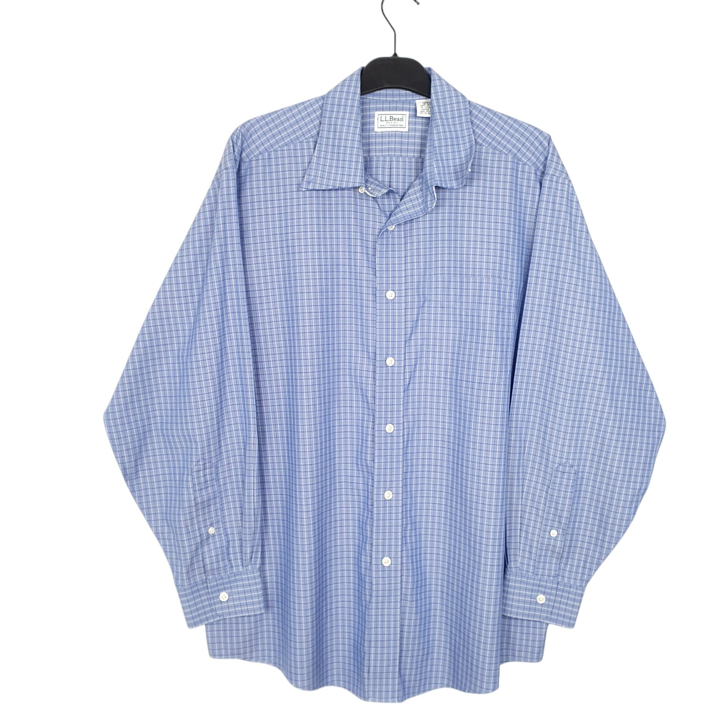 Mens Blue L.L.Bean  Long Sleeve Shirt