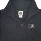 Womens Black NHL Philadelphia Flyers Quarter Zip Jumper