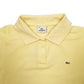 Womens Yellow Lacoste  Short Sleeve Polo Shirt