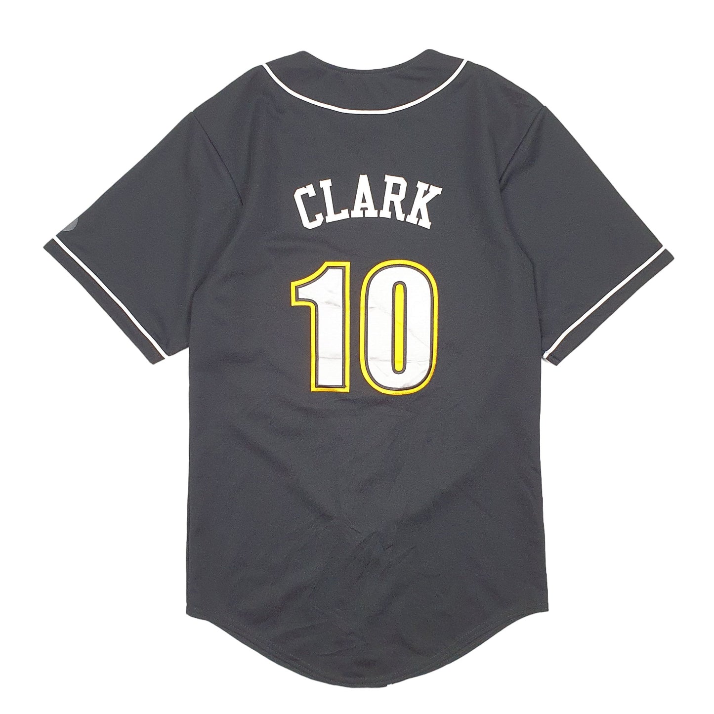 Mens Black Teamwork Baseball Jersey Moorsetown 10 Short Sleeve T Shirt