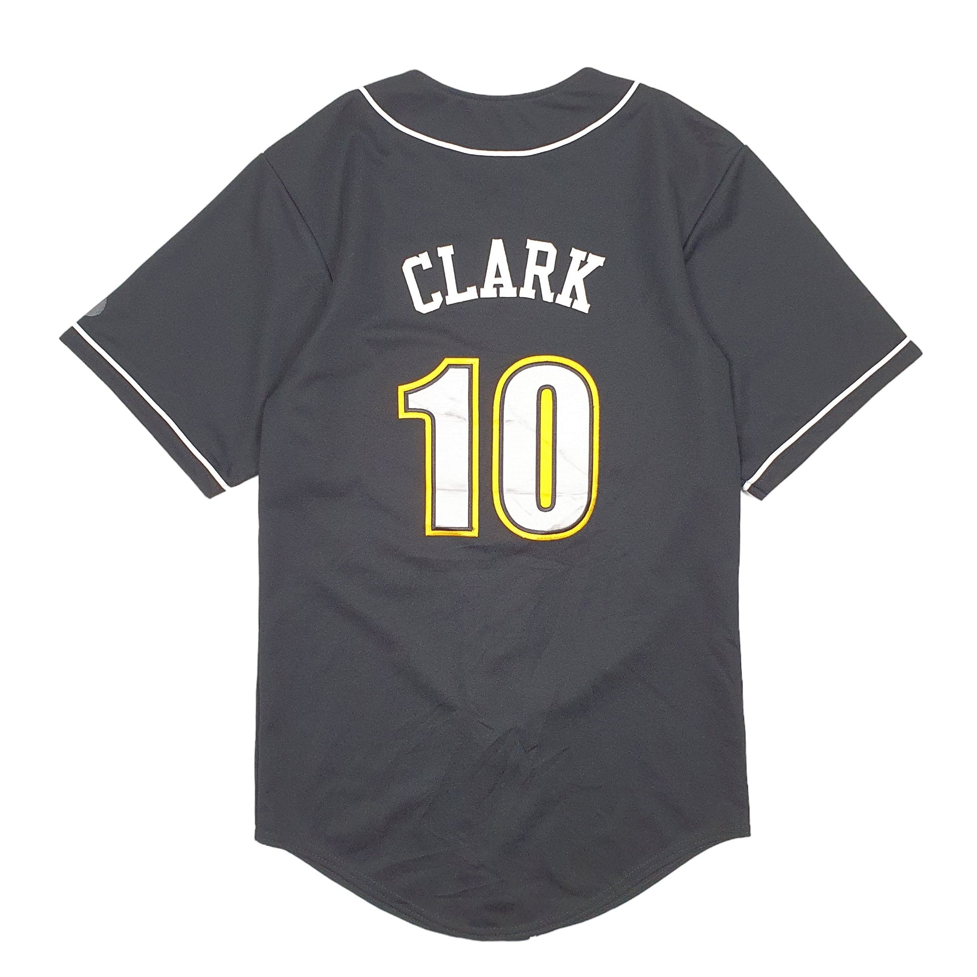 Mens Black Teamwork Baseball Jersey Moorsetown 10 Short Sleeve T Shirt