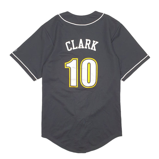 Mens Black Teamwork Baseball Jersey Moorsetown 10 Short Sleeve T Shirt