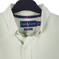 Mens Green Ralph Lauren Oxford Long Sleeve Shirt
