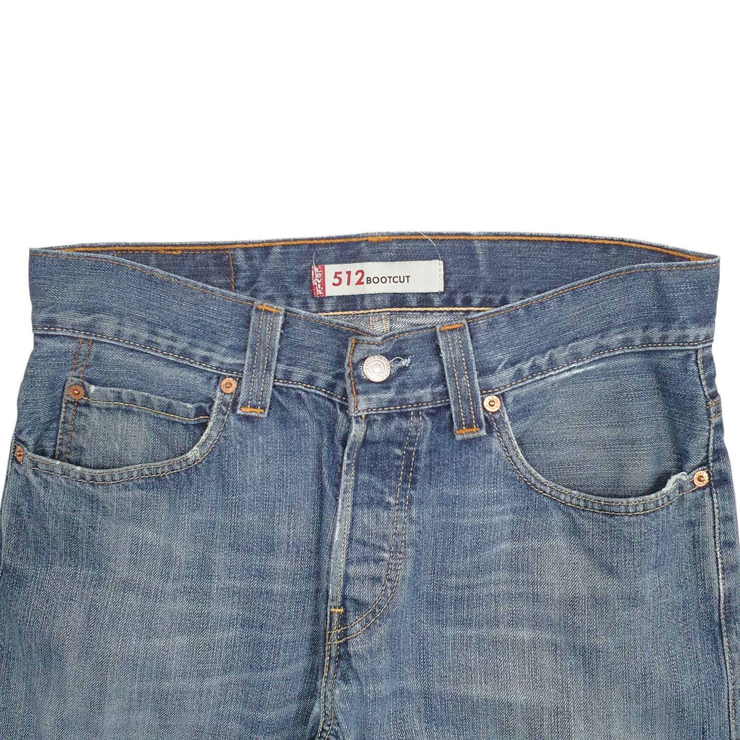 Mens Blue Levis Bootcut 512 JeansW30 L34