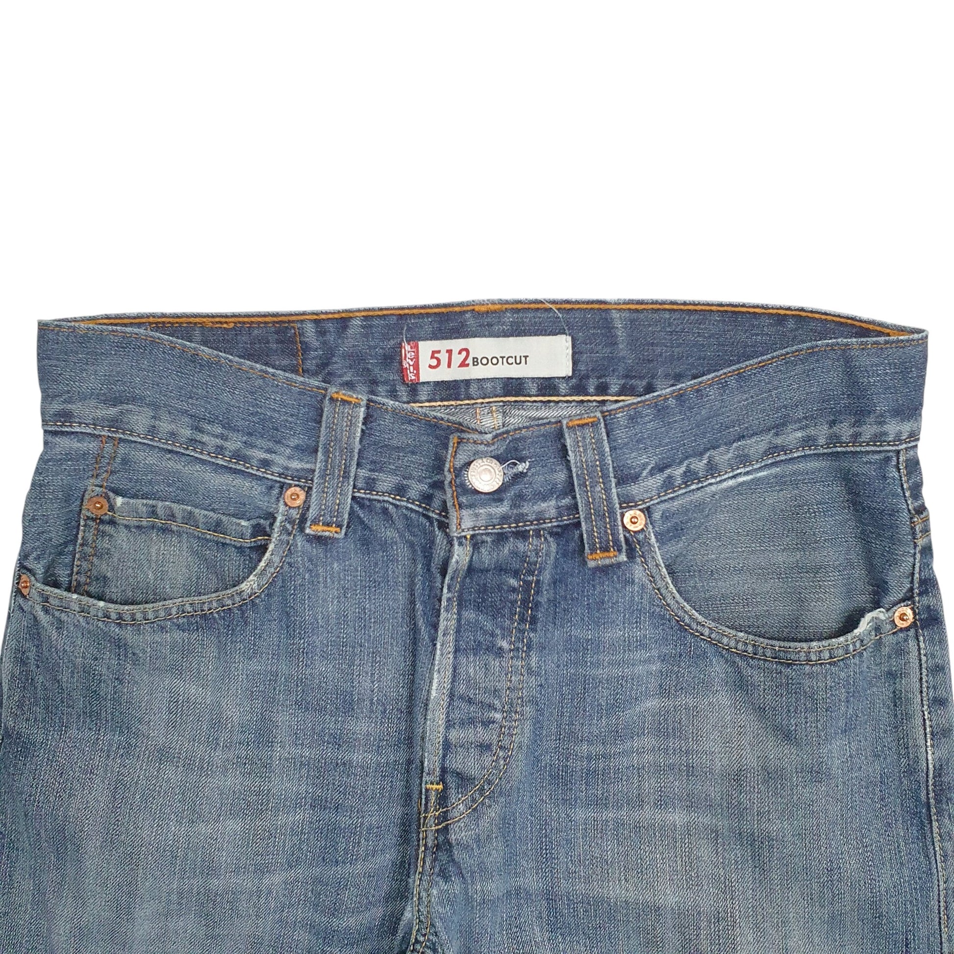 Mens Blue Levis Bootcut 512 JeansW30 L34