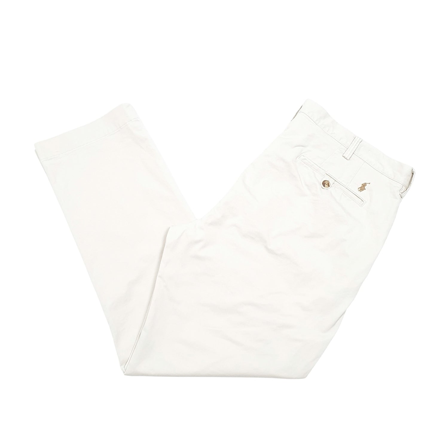 Mens Beige Polo Ralph Lauren Stretch Chino Trousers