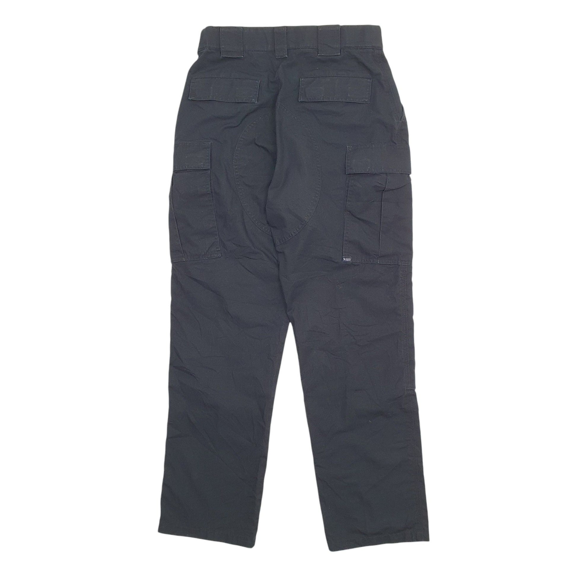 Mens Black 5.11 Tactical Stretch Fit Waist Cargo Trousers