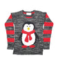 Womens Grey Unbranded Knit Christmas Penguin Crewneck Jumper