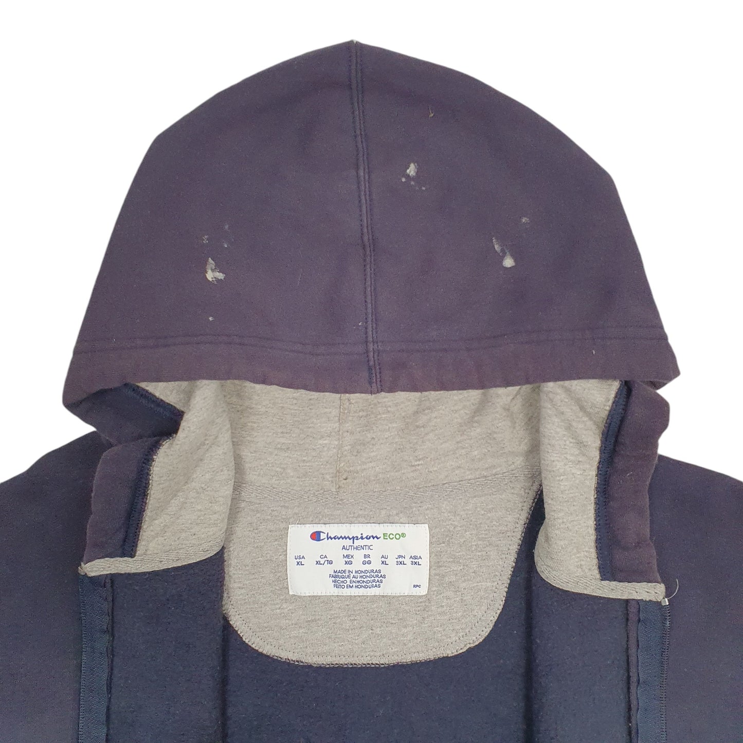 Mens Navy Champion  Full Zip Jumper