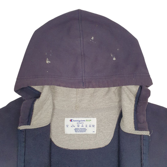 Mens Navy Champion  Full Zip Jumper