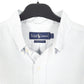 Mens White Ralph Lauren Oxford Long Sleeve Shirt