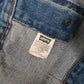Mens Blue Levis Vintage 90s Made In USA Vest Gilet  Coat
