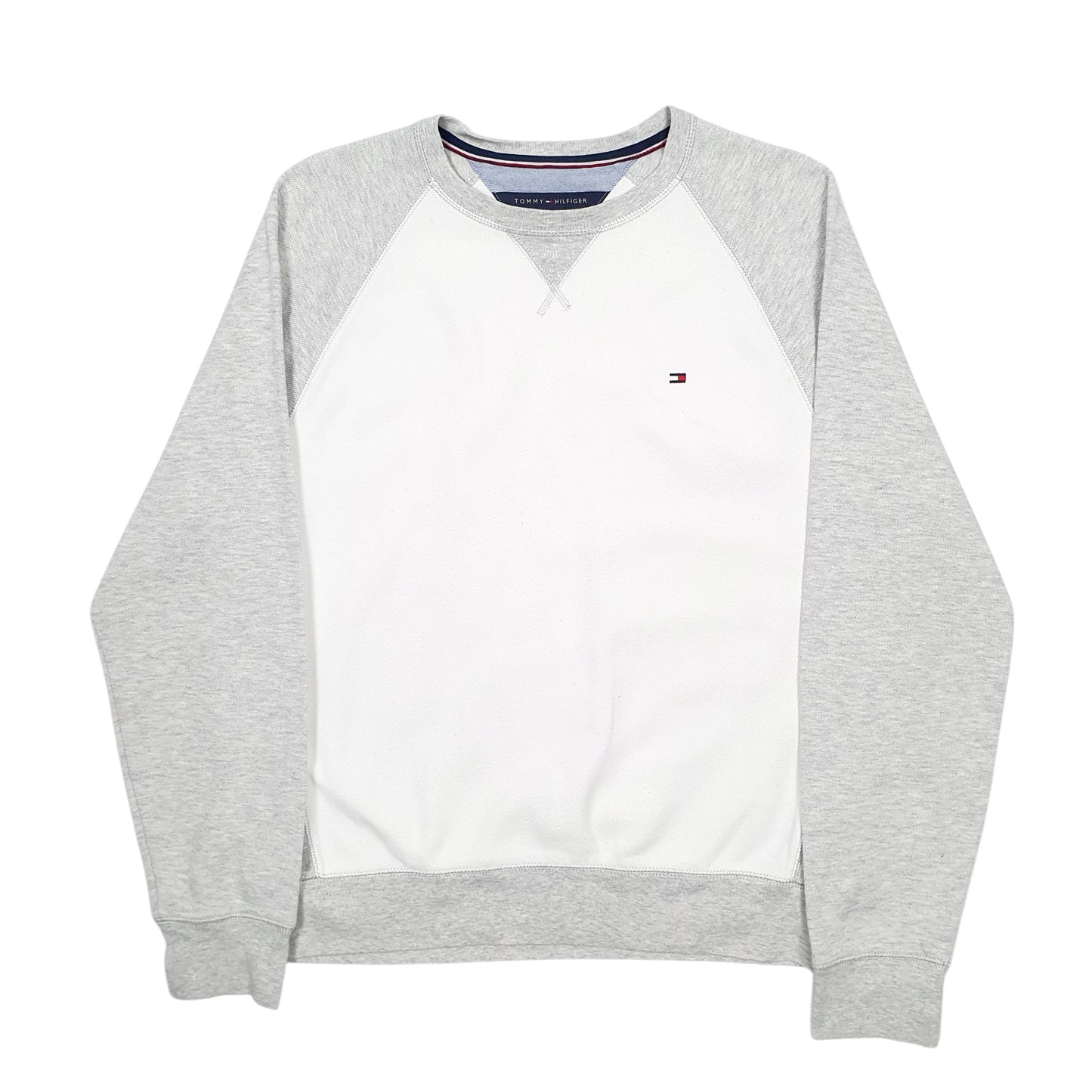 Mens Grey Tommy Hilfiger  Crewneck Jumper