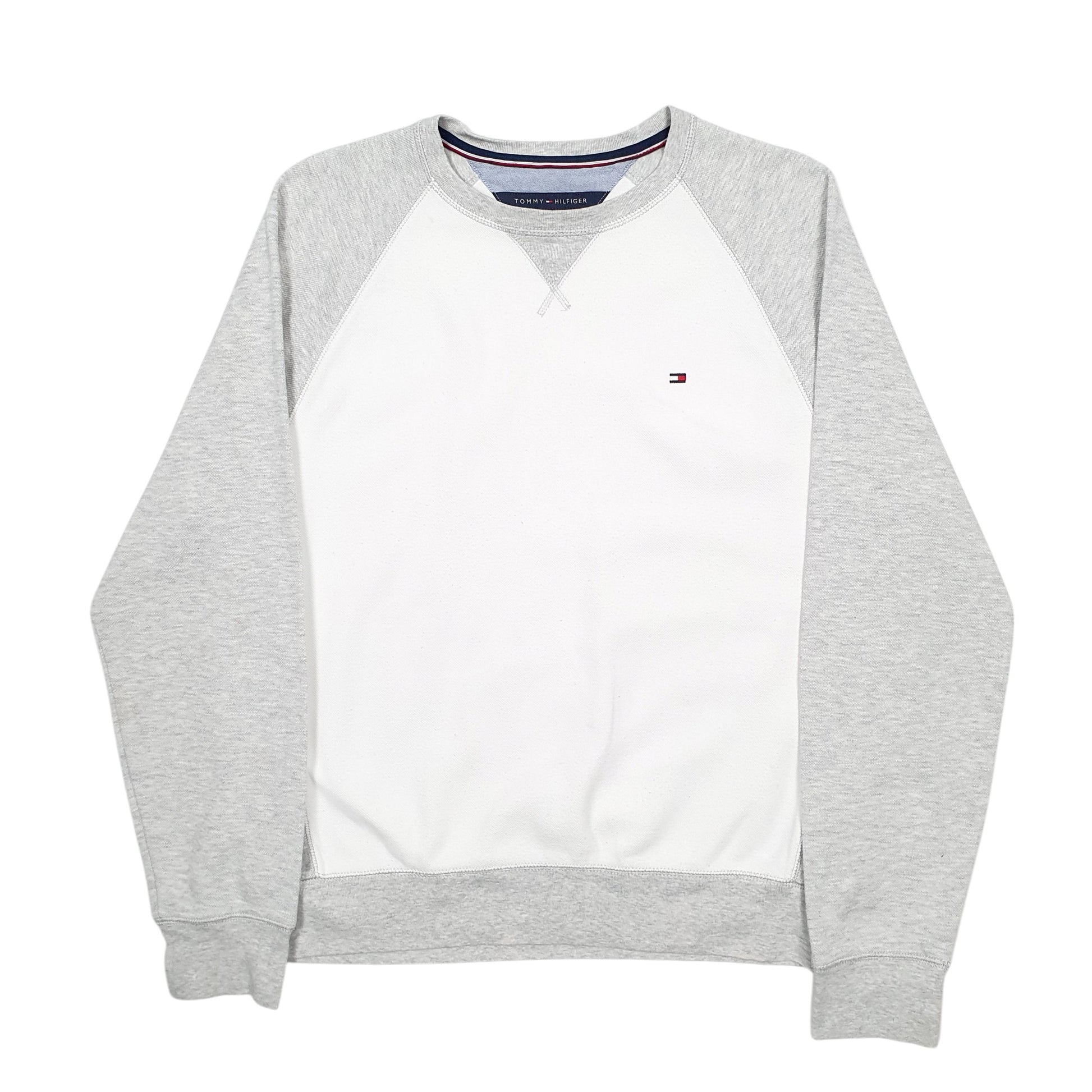 Mens Grey Tommy Hilfiger  Crewneck Jumper
