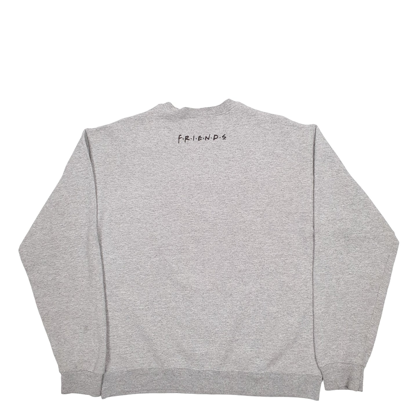 Mens Grey Friends Friends TV Comedy Crewneck Jumper