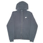 Mens Black Nike Hoodie Full Zip Jumper