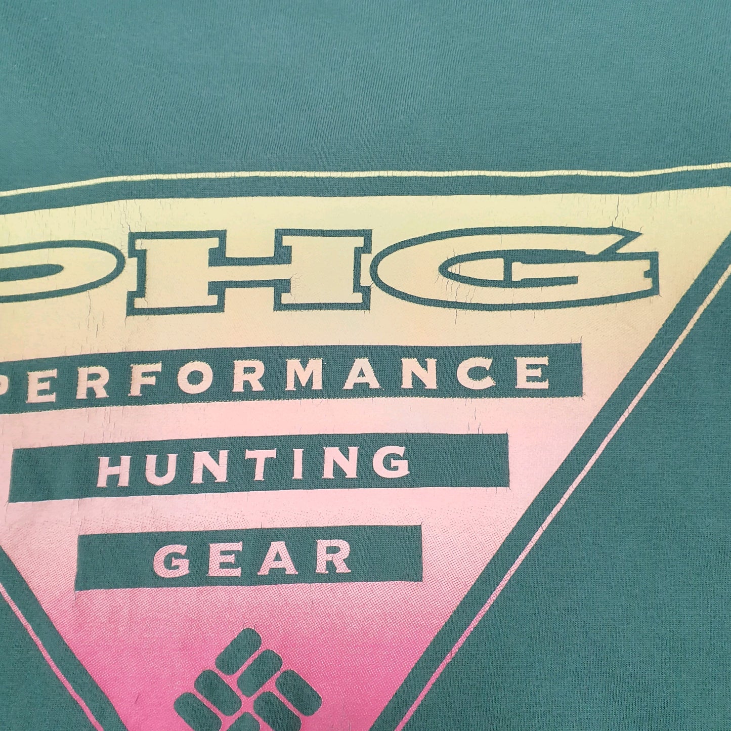 Mens Green Columbia Sportswear PHG Hunting Short Sleeve T Shirt