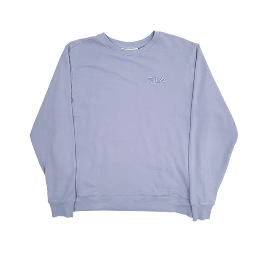 Womens Lilac Fila  Crewneck Jumper