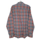 Mens Grey L.L.Bean Flannel Overshirt Long Sleeve Shirt