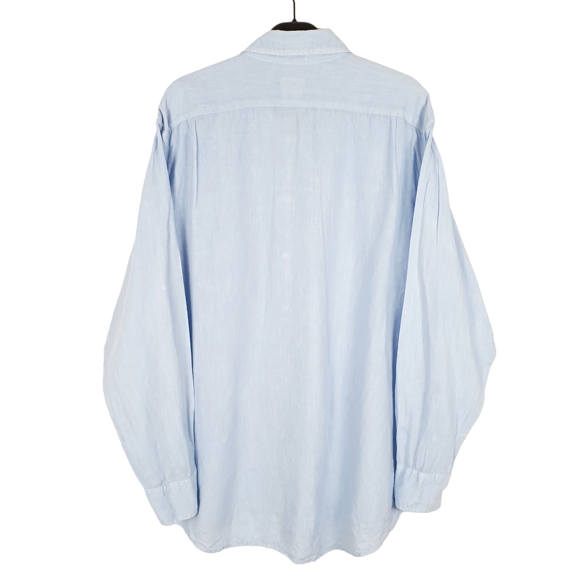 Mens Blue Lacoste  Long Sleeve Shirt